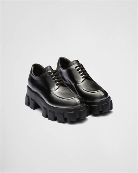 prada moafers|Prada lace ups.